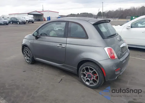 2012 Fiat 500 Sport from USA, damaged, VIN 3C3CFFBR4CT104979